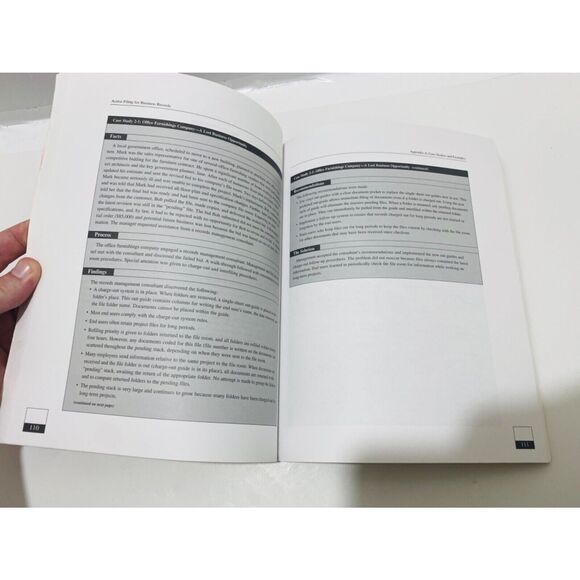 Active Filing for Business Records by Ann Bennick Softcover Educational Book - Picture 11 of 12